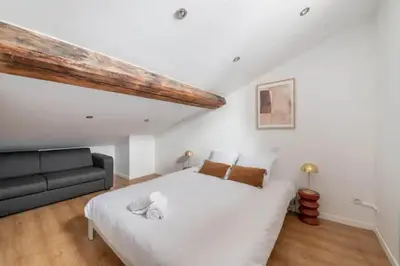 Un ou plusieurs lits dans un hébergement de l'établissement NOCNOC - L'Etage de Cordeliers