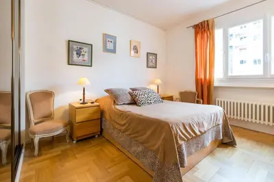 Un ou plusieurs lits dans un hébergement de l'établissement Chambre d'hôtes La Merciere