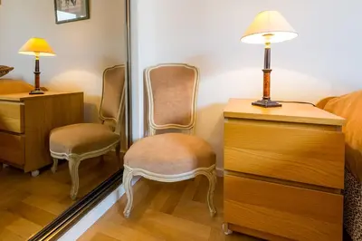 Coin salon dans l'établissement Chambre d'hôtes La Merciere