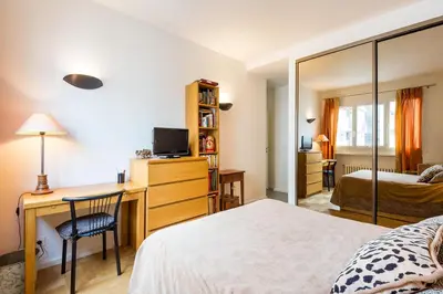 Un ou plusieurs lits dans un hébergement de l'établissement Chambre d'hôtes La Merciere