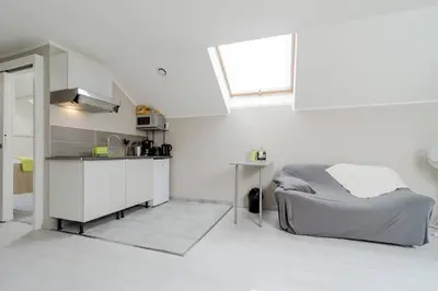 Cuisine ou kitchenette dans l'établissement Loft à La Campagne