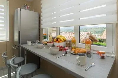 Nourriture dans la maison d'hôtes ou à proximité