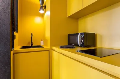 Cuisine ou kitchenette dans l'établissement Hallmark - Furnished apartment - Downtown Lyon