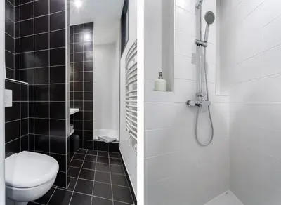 Salle de bains dans l'établissement Hallmark - Furnished apartment - Downtown Lyon