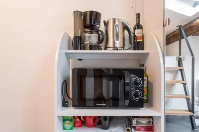 Cuisine ou kitchenette dans l'établissement Lyon
