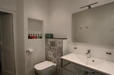 Salle de bains dans l'établissement Appartement Saint Jean