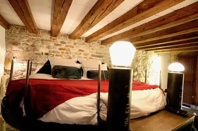 Un ou plusieurs lits dans un hébergement de l'établissement Le Clos de Sainte Croix