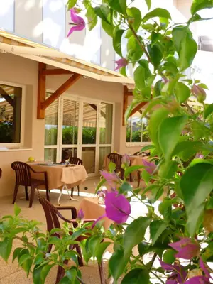Jardin de l'établissement Hotel Le Chatard