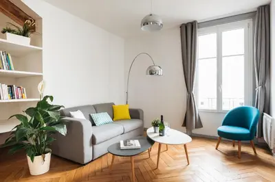 Coin salon dans l'établissement DIFY Cosy - Centre Ville