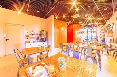Restaurant ou autre lieu de restauration dans l'établissement Résidence Montempô Appart'Hôtel Lyon Part Dieu
