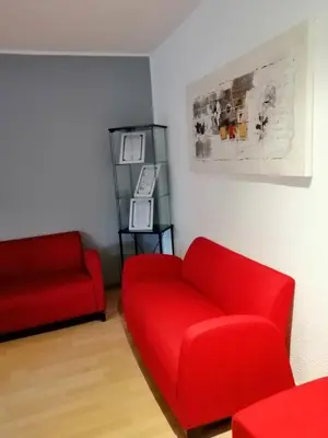 Coin salon dans l'établissement VTF Le Domaine Les Hautannes