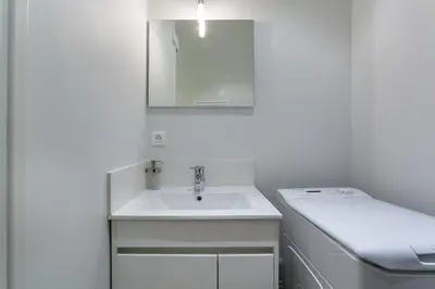 Salle de bains dans l'établissement Jusquà 6 personnes au coeur du Vieux Lyon