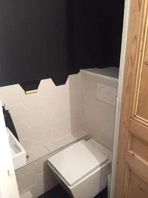 Salle de bains dans l'établissement Doyenné Vieux Lyon