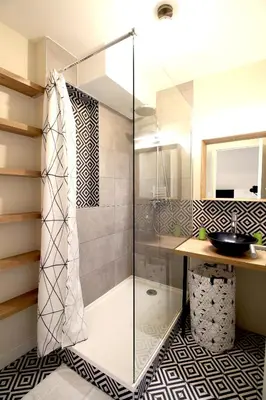Salle de bains dans l'établissement Mon Appart A VILLON-MONPLAISIR