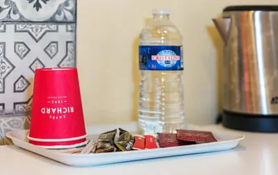 Boissons dans l'établissement Logis Hôtel La Commanderie de Champarey