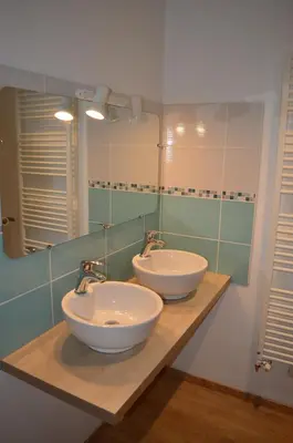 Salle de bains dans l'établissement Ferme Passion