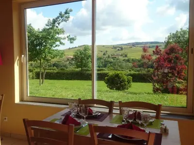 Paysage naturel près de la maison d'hôtes