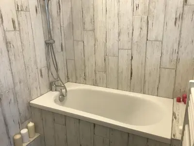 Salle de bains dans l'établissement La Suite de Léon appartement D - Lyon Garibaldi
