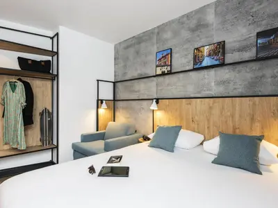 Un ou plusieurs lits dans un hébergement de l'établissement ibis Lyon Sud Oullins