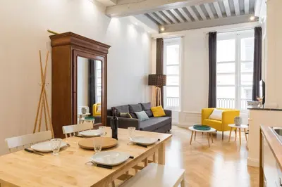 Coin salon dans l'établissement DIFY Lovely - Cordeliers