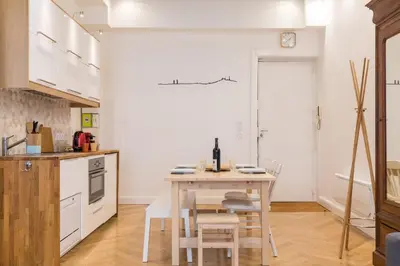 Cuisine ou kitchenette dans l'établissement DIFY Lovely - Cordeliers