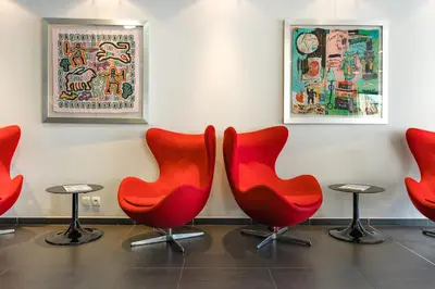 Coin salon dans l'établissement Lagrange Aparthotel Lyon Lumière