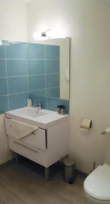 Salle de bains dans l'établissement La Source