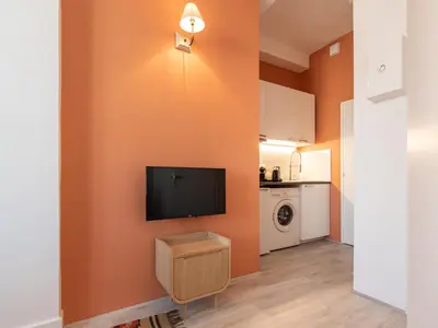 Cuisine ou kitchenette dans l'établissement Macé Studio Apartment