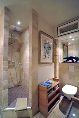 Salle de bains dans l'établissement Chambres d'hôtes Artelit