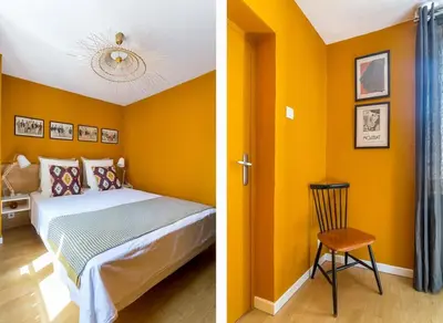 Un ou plusieurs lits dans un hébergement de l'établissement Havane - Furnished apartment - Downtown Lyon