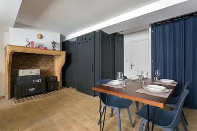 Cuisine ou kitchenette dans l'établissement Havane - Furnished apartment - Downtown Lyon