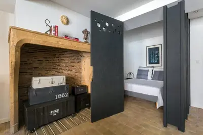 Un ou plusieurs lits dans un hébergement de l'établissement Havane - Furnished apartment - Downtown Lyon