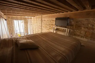 Un ou plusieurs lits dans un hébergement de l'établissement Hamac Suites - Studio Ainay 4 - Hyper centre Lyon