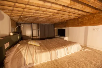 Un ou plusieurs lits dans un hébergement de l'établissement Hamac Suites - Studio Ainay 4 - Hyper centre Lyon