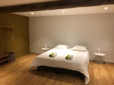 Un ou plusieurs lits dans un hébergement de l'établissement Domaine des Dutreve