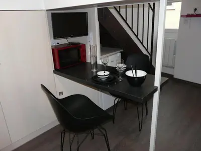 Cuisine ou kitchenette dans l'établissement Le 12 Pierres - Croix-Rousse - Cosy & Design