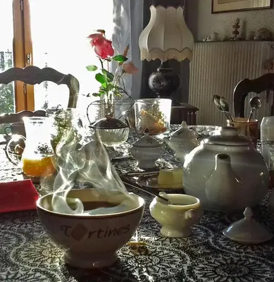 Plan de l'établissement Chambres d'hôtes La Hulotte 69