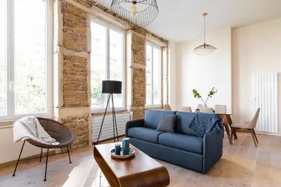 Coin salon dans l'établissement DIFY Lumière - Masséna