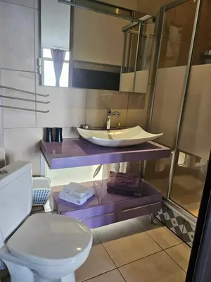 Salle de bains dans l'établissement Le Berthoir