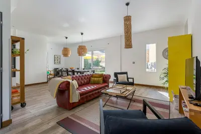 Coin salon dans l'établissement MAISON EOLE