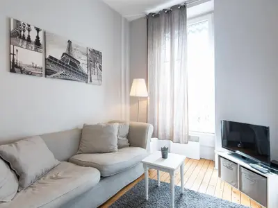 Télévision ou salle de divertissement dans l'établissement Le Nid Lyonnais - Le Vienne