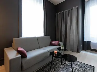 Coin salon dans l'établissement Le Nid Lyonnais - Montchat