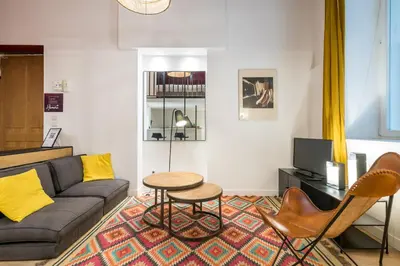 Coin salon dans l'établissement Honorê - Suite Vaubecour