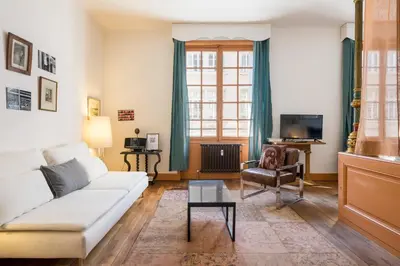 Coin salon dans l'établissement Honorê - Suite Jacobins