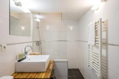 Salle de bains dans l'établissement Honorê - Suites Amboise