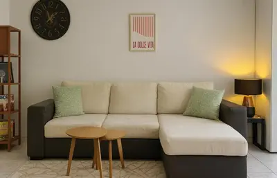 Coin salon dans l'établissement La Maison accueillante pour les pros et tourisme