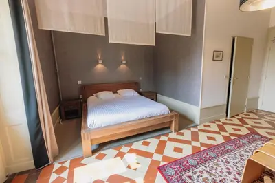 Un ou plusieurs lits dans un hébergement de l'établissement Château Bellevue-Domaines Loron