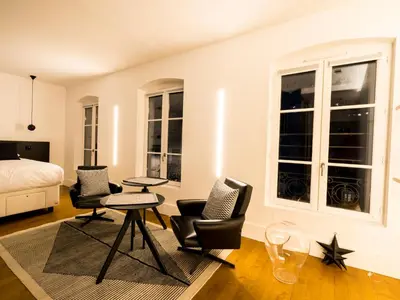 Coin salon dans l'établissement MiHotel Vieux Lyon