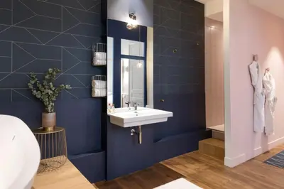 Salle de bains dans l'établissement MiHotel Bizolon