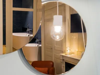 Salle de bains dans l'établissement MiHotel Bizolon